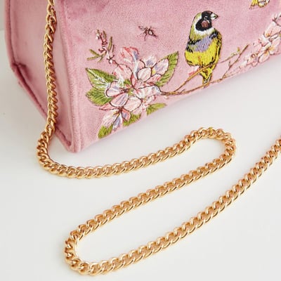 Fable England 花鳥刺繡托特包7