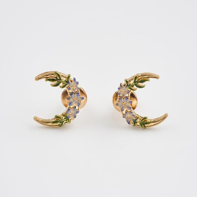 Fable England 夜影花月耳環1