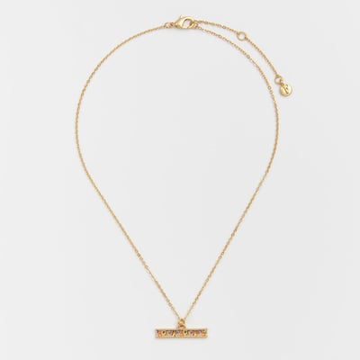 Fable England 田園花卉T形項鍊4