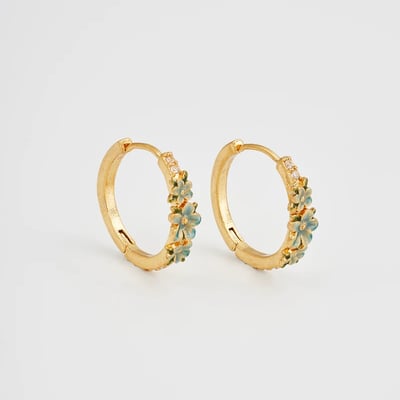 Fable England 花環鋯石耳環1