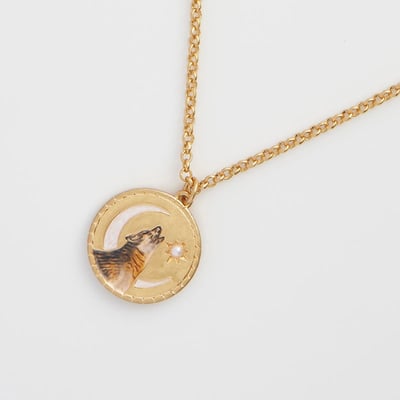 Fable England 狼圓牌項鍊2