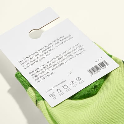 Kosi 酪梨觸感襪3