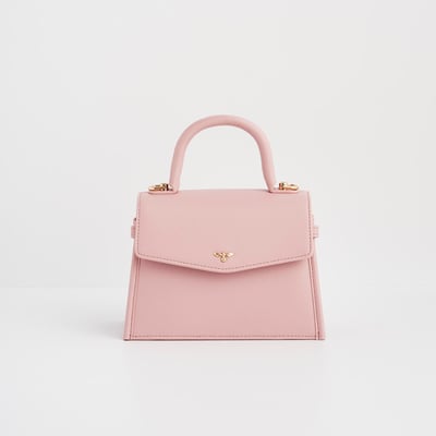 Fable England 粉色絲巾托特包6