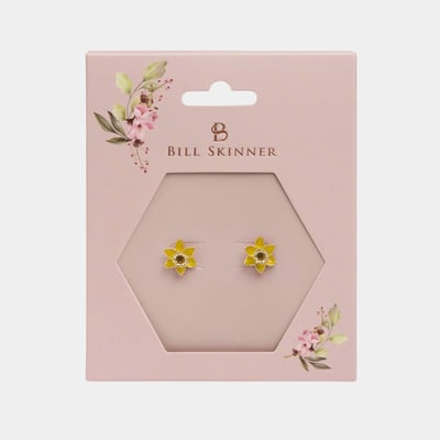 Bill Skinner 水仙花小耳環2