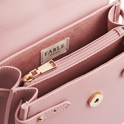 Fable England 粉色絲巾托特包5