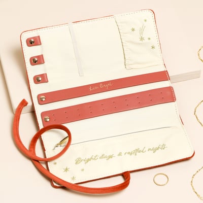 Lisa Angel 暖橘星辰收納捲3