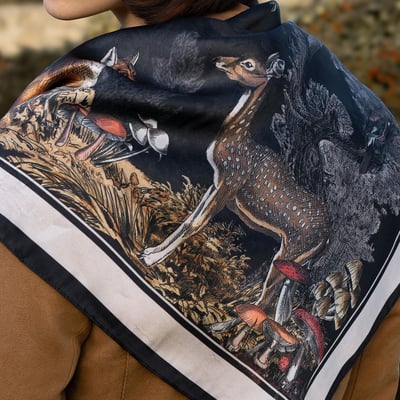 Fable England 森林之夜方巾2