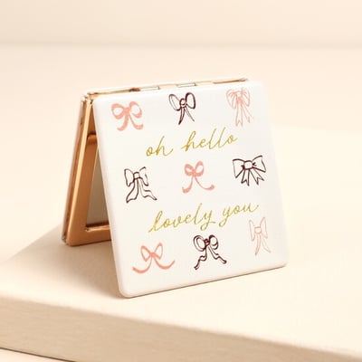 Lisa Angel 蝴蝶結隨身鏡1