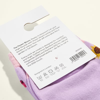 Kosi 花朵觸感襪3