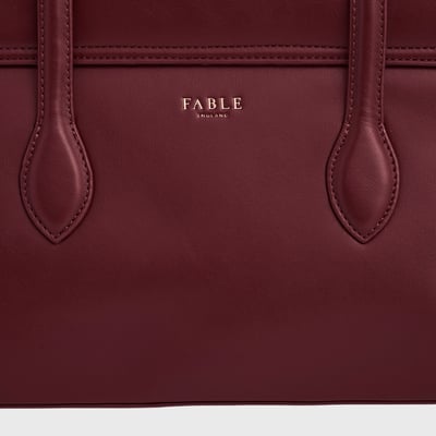 Fable England 勃根地絲巾肩背包8