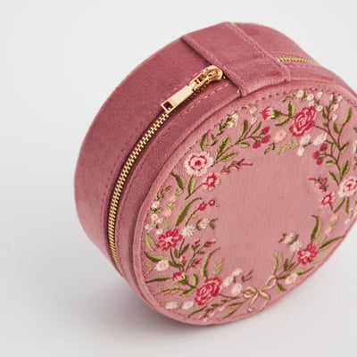 Fable England 花束刺繡飾品盒3