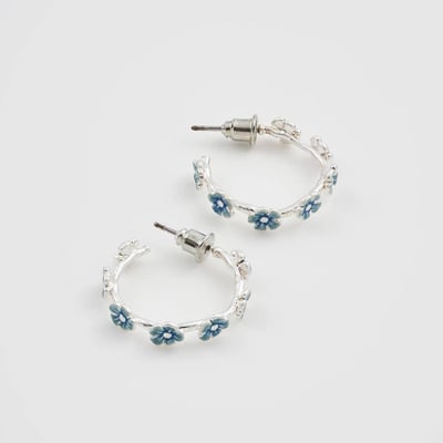 Fable England 勿忘我C形耳環4