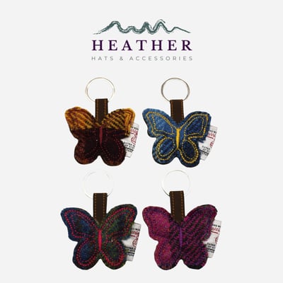 Heather 蝴蝶花呢吊飾1