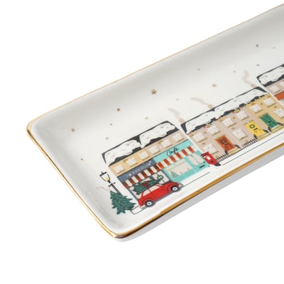 CGB 冬季小鎮飾品盤3