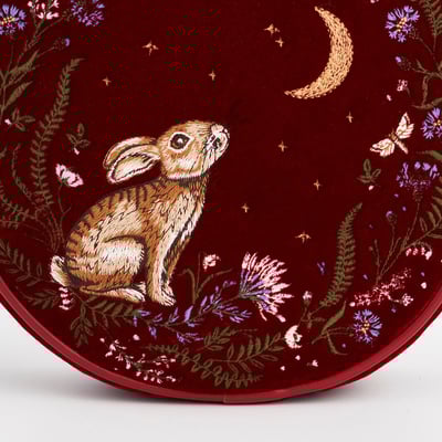 Fable England 星望兔刺繡圓形包5