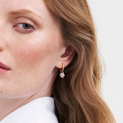 Fable England 夜影花月耳圈耳環2