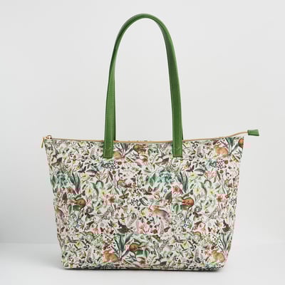 Fable England 花園印花托特包1