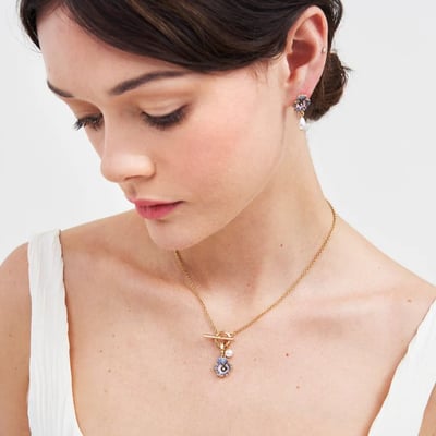 Fable England 三色堇OT項鍊2