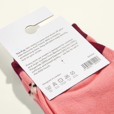 Kosi 巴哥犬觸感襪3