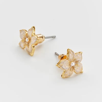 Fable England 茉莉花小耳環3