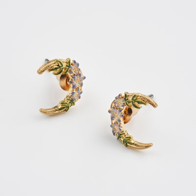 Fable England 夜影花月耳環4