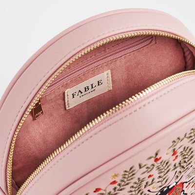 Fable England 瓢蟲刺繡圓形包4