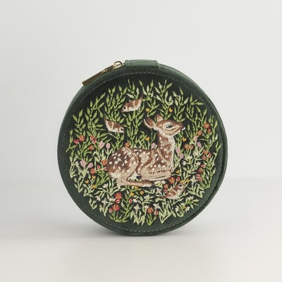 Fable England 小鹿刺繡飾品盒2