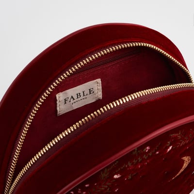 Fable England 星望兔刺繡圓形包6