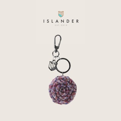 Islander 手工玫瑰吊飾1