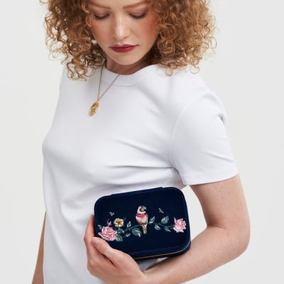 Fable England 玫瑰花園刺繡飾品盒4