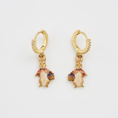 Fable England 棉尾兔耳環2