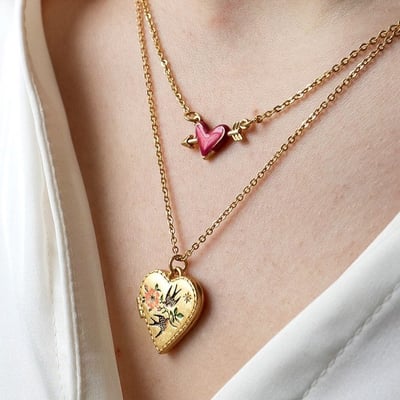 Fable England 燕子相片項鍊1