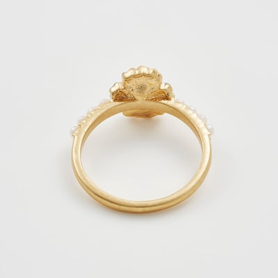 Fable England 三色堇珍珠戒指4