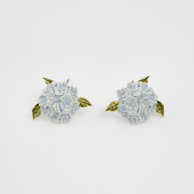 Fable England 繡球花耳環2