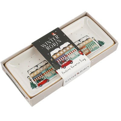 CGB 冬季小鎮飾品盤2