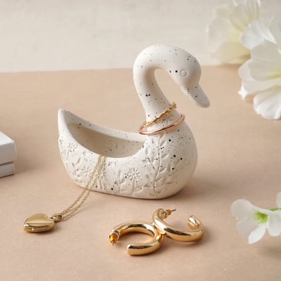 CGB 天鵝陶瓷戒指架1