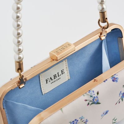 Fable England 勿忘我珍珠手提包5