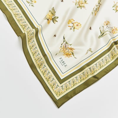 Fable England 復古花卉方巾3