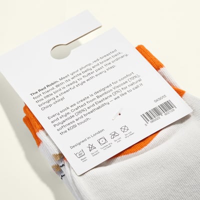 Kosi 知更鳥觸感襪3