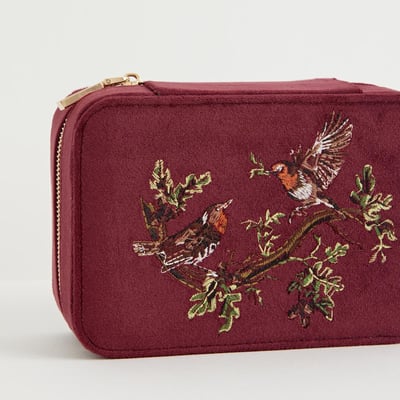 Fable England 知更鳥刺繡飾品盒2