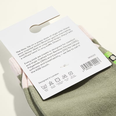 Kosi 葡萄酒觸感襪3