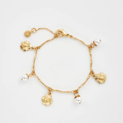 Fable England 三色堇珍珠手鍊5