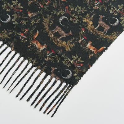 Fable England 步入叢林流蘇圍巾3