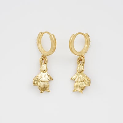 Fable England 棉尾兔耳環4