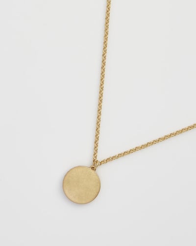 Fable England 小鹿圓牌項鍊5