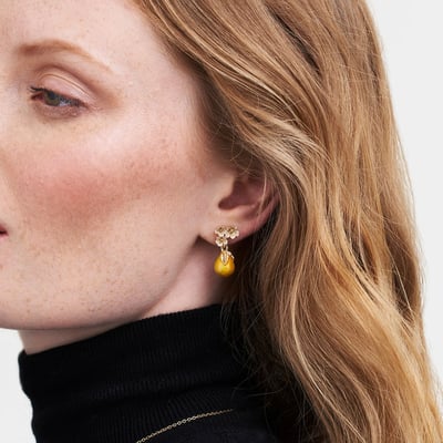 Fable England 金梨花垂耳環3