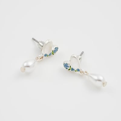 Fable England 勿忘我珍珠耳環3