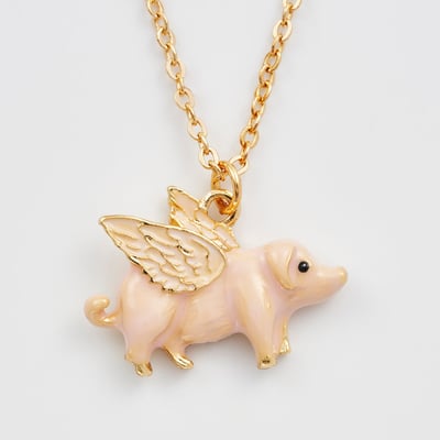 Fable England 飛天小豬項鍊1