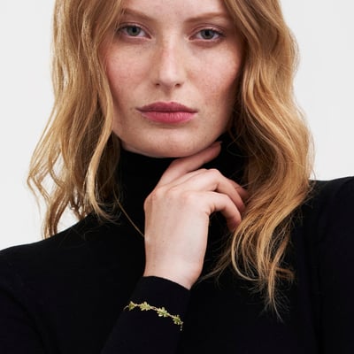 Fable England 綠橡葉手鍊4