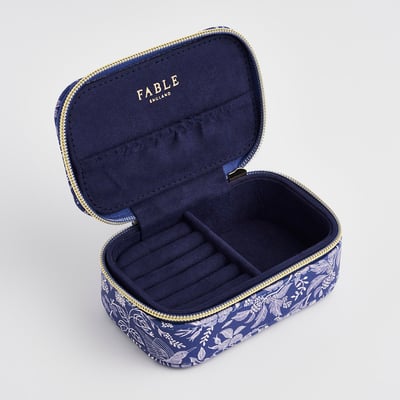 Fable England 藍調花卉飾品盒2